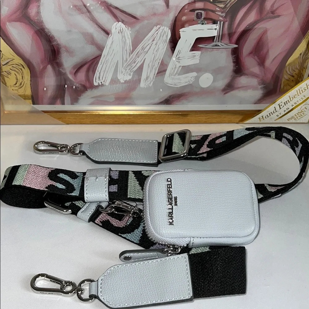 Karl Lagerfeld Crossbody Bag With A Pouch - Picture 10 of 17